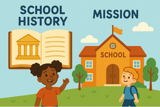 Historic classroom at Stella Maris