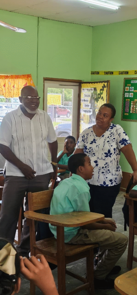 Portrait with ribbon