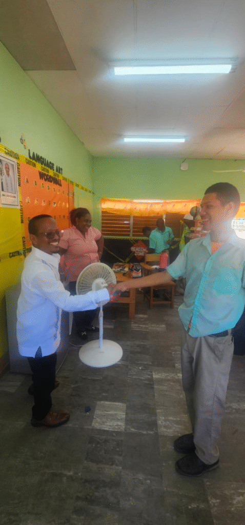 Conversation with staff