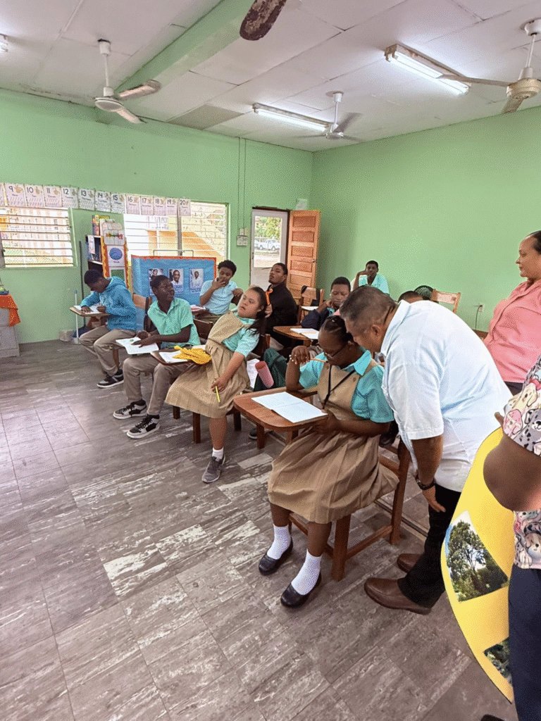 Warm greetings on campus