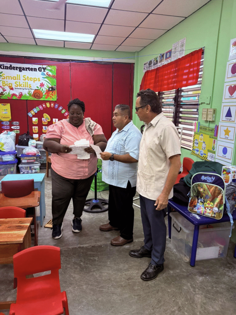 Smiles with students